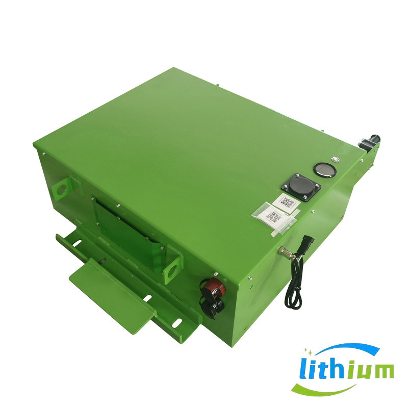 黒いリチウムイオンフォークリフト バッテリー 15Ah 容量 長寿命 産業用フォークリフト用 バッテリーパック