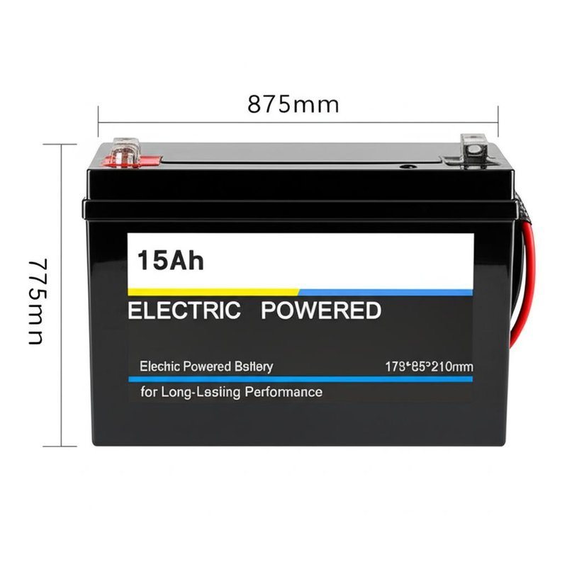 15Ah Capacity Electric Powered Battery 175*85*210mm for Long-lasting Performance